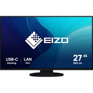 Monitor EIZO EV2795-BK / 27″ / WQHD / IPS / 16:9 / HDMI + DP + USB-C / E zezë