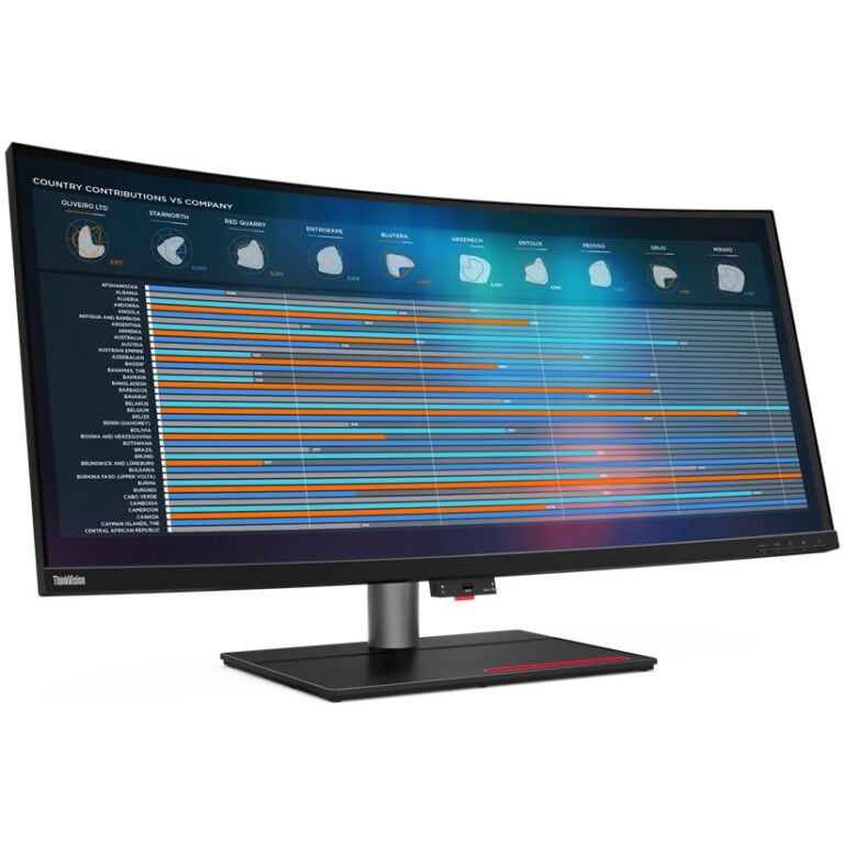 Monitor Lenovo ThinkVision P40w-20 / 40″ / WUHD / HDMI + DP + USB-C + Docking / E zezë