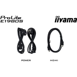 Monitor IIYAMA ProLite E1980S / 19″ / SXGA / 5:4 / E zezë