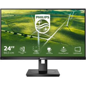 Monitor Philips 242B1G / 23.8″ / FHD / IPS / 16:9 / DVI + HDMI + DP + USB / E zezë