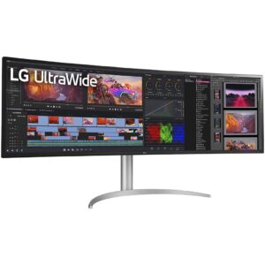 Monitor LG 49WQ95X-W / 49″ / QHD / UltraWide / IPS / 32:9 / HDMI + DP + USB / E bardhë