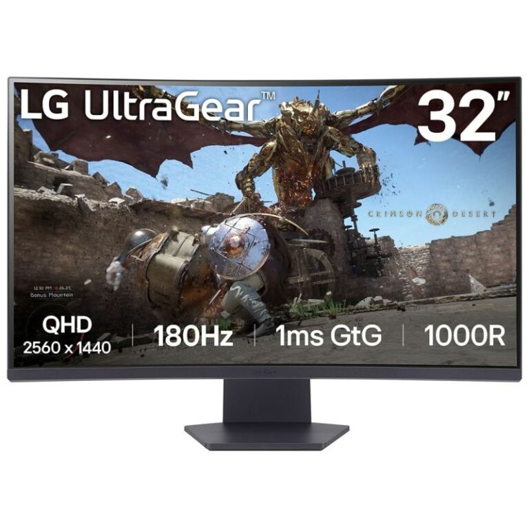Monitor Gaming LG 32GS60QX-B / 31.5 Inch / Quad HD / 180Hz / 1ms / I zi