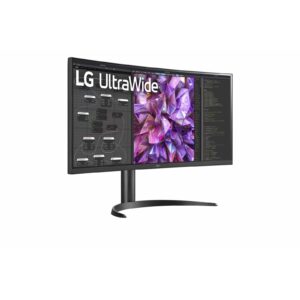 Monitor LG 34WQ75X-B / 34″ / QHD / UltraWide Curved / IPS / 21:9 / HDMI + USB + DP / E zezë