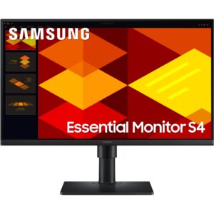 Monitor për punë Samsung S24D402GAU / 24" / Full HD IPS LCD / 100 Hz / 5 ms / USB + 2xHDMI + DisplayPort / Zezë