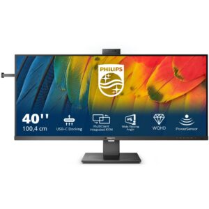 Monitor Philips 40B1U5601H / 39.5″ / UltraWide 4K / VA / 21:9 / 2x HDMI + DP + USB / E zezë
