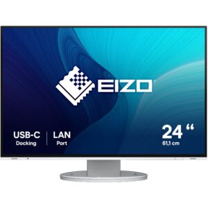 Monitor EIZO EV2495-WT / 24″ / WUXGA / IPS / 16:10 / HDMI + DP + USB-C / E bardhë