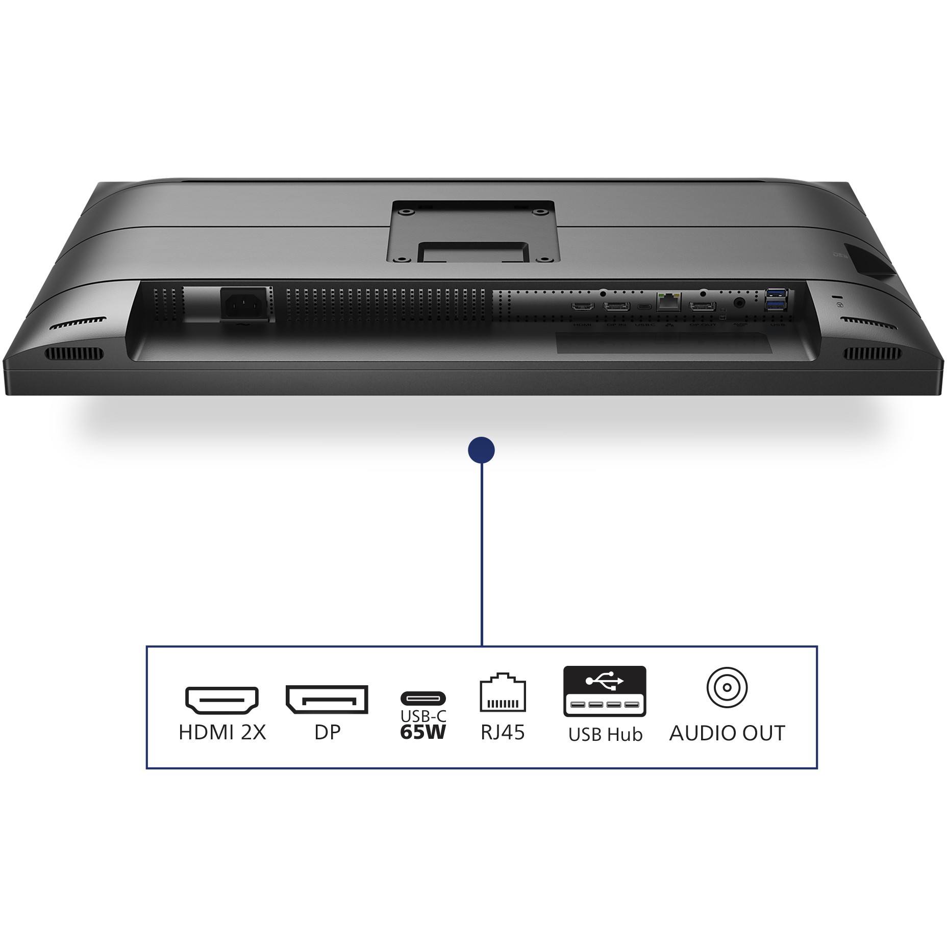 Monitor Philips 273S1 / 27″ / FHD / IPS / 16:9 / HDMI + DP + USB-C / E zezë - Figura 5