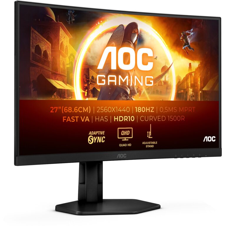 Monitor AOC CQ27G4X / 27″ / 16:9 / 2x HDMI + DP / E zezë / Gri