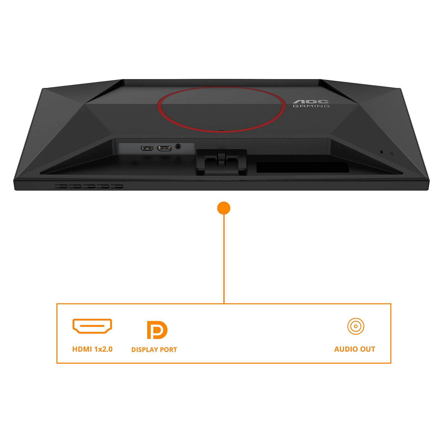 Monitor Gaming AOC 24G42E / 24"/ Full HD Fast IPS / LCD / 180Hz / 1ms / HDMI+DP - Zezë - Figura 5