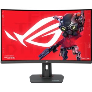 Monitor Gaming i lakuar ASUS ROG Strix XG32WCMS / 31.5" Quad HD Fast VA 280 Hz 1 ms Curved / HDMI DP / e zezë