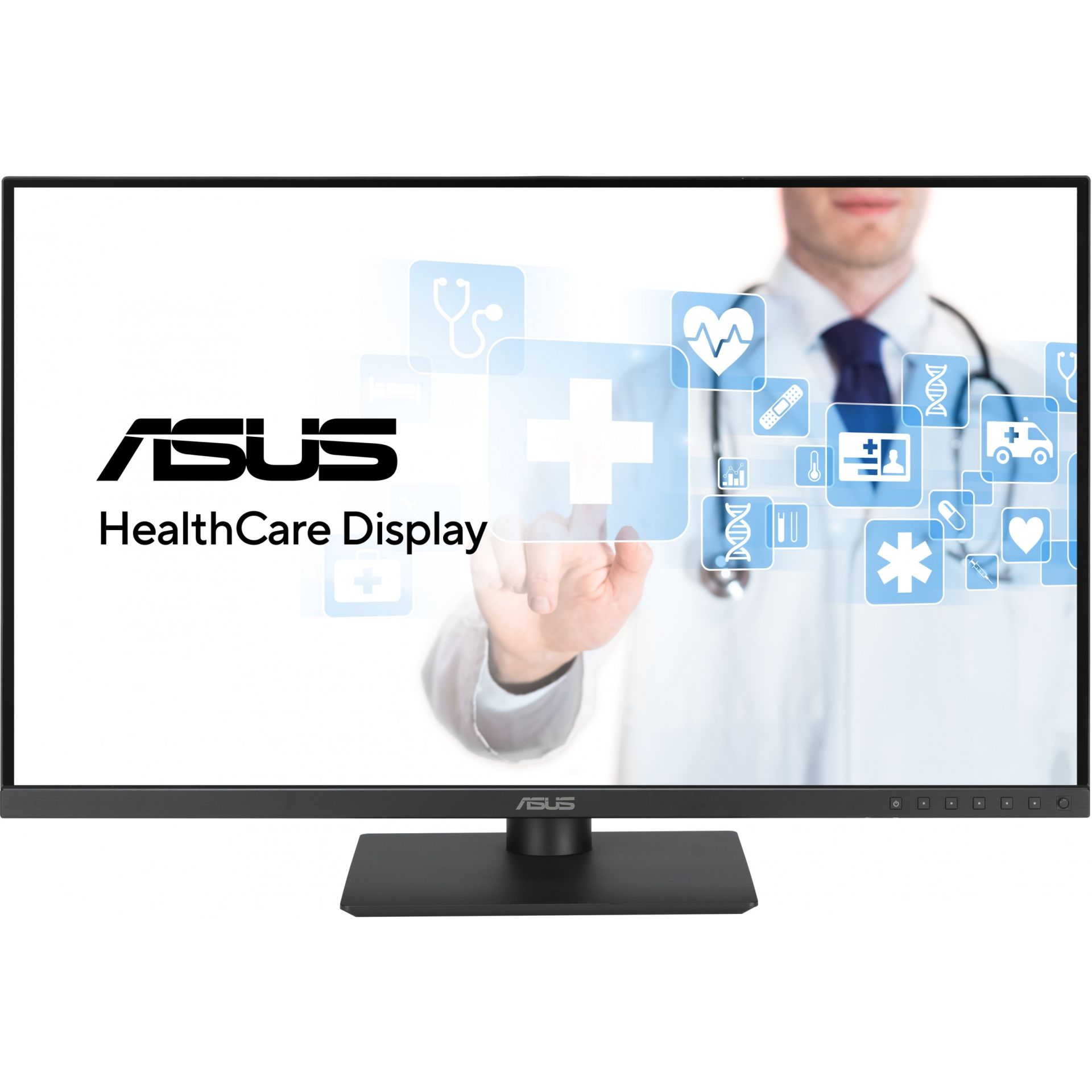 Monitor ASUS HA2741A / 27″ / WQHD / IPS LCD / 16:9 / 60Hz / 5ms / HDMI + 2× DP + USB‑C / E zezë / Healthcare Series