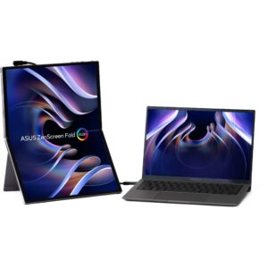 Monitor ASUS ZenScreen Fold MQ17QH / 17.3" Quad HD 60Hz 0.2 ms OLED 12.5" folded / HDMI TYPE-C / Gri