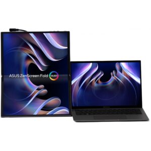 Monitor ASUS ZenScreen Fold MQ17QH / 17.3" Quad HD 60Hz 0.2 ms OLED 12.5" folded / HDMI TYPE-C / Gri