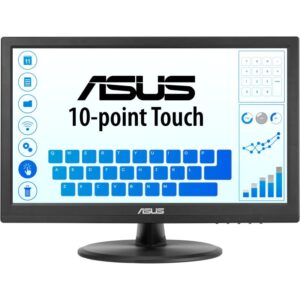 Monitor për punë ASUS VT169HE / 15.6" / Full HD LED IPS Touchscreen / 60 Hz / 5 ms / HDMI + VGA / Zezë