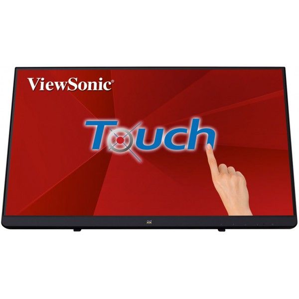 Monitor për punë Viewsonic TD2230 / 21.5" / Full HD LCD ADS Touchscreen / 76 Hz / 5 ms / USB + HDMI + DP / Zezë