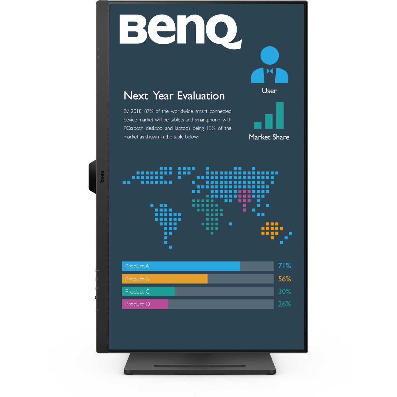 Monitor BenQ BL3290QT / 32″ / QHD / 16:9 / DP + USB-C + HDMI / E zezë - Figura 3