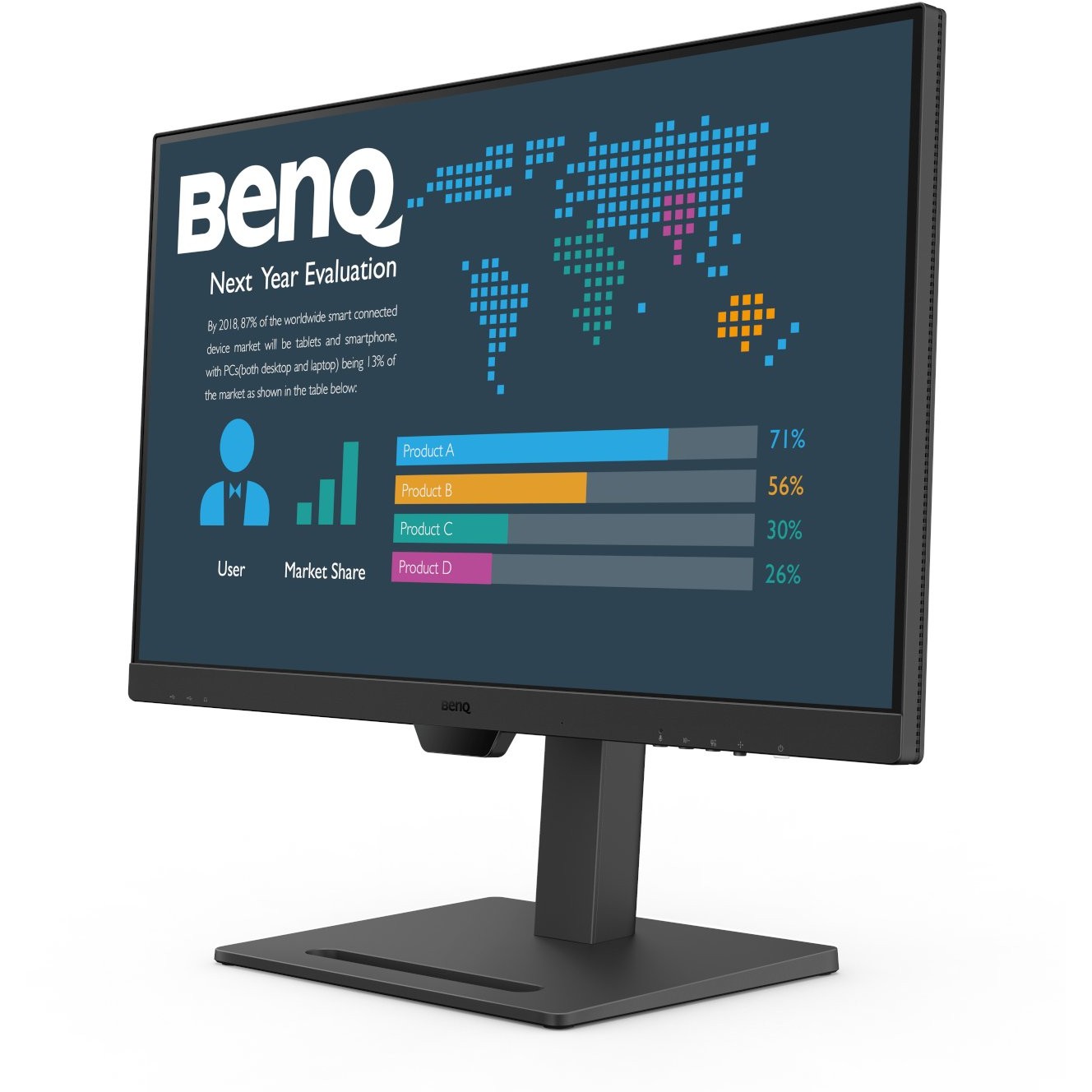 Monitor BenQ BL2790QT / 27″ / QHD / 16:9 / DP + USB-C + HDMI / E zezë - Figura 4