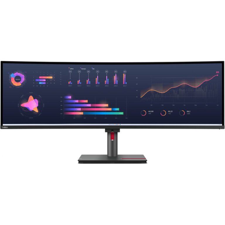Monitor i lakuar Lenovo ThinkVision P49w-30 / 49" Dual Quad HD 60 Hz 6 ms IPS Curved / HDMI DP USB-C / e zezë