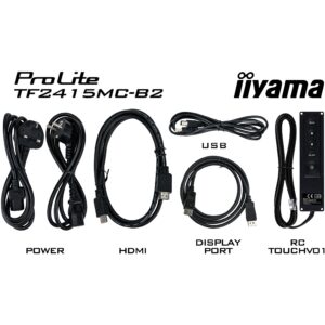 Monitor IIYAMA TF2415MC-B2 / 23.8″ / FHD / M-Touch / 16:9 / HDMI + DP / E zezë