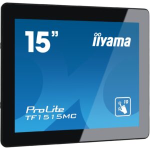 Monitor IIYAMA TF1515MC-B2 / 15″ / XGA / M-Touch / 4:3 / HDMI + DP / E zezë