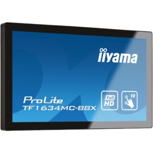 Monitor IIYAMA TF1634MC-B8X / 15.6″ / FD / M-Touch / 16:9 / HDMI + DP / E zezë
