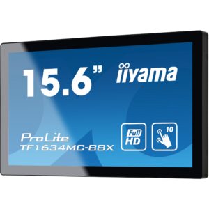 Monitor IIYAMA TF1634MC-B8X / 15.6″ / FD / M-Touch / 16:9 / HDMI + DP / E zezë