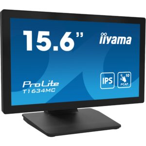 Monitor IIYAMA T1634MC-B1S / 15.6″ / FHD / Touch / 16:9 / HDMI + DP + VGA / IPS / E zezë