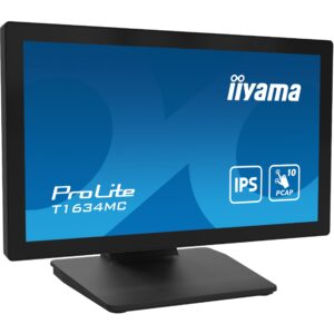 Monitor IIYAMA T1634MC-B1S / 15.6″ / FHD / Touch / 16:9 / HDMI + DP + VGA / IPS / E zezë