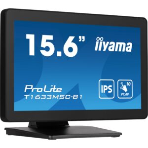Monitor IIYAMA T1633MSC-B1 / 15.6″ / FHD / Touch / 16:9 / HDMI + DP + USB / IPS / E zezë