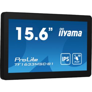 Monitor IIYAMA TF1633MSC-B1 / 15.6″ / FHD / Touch / 16:9 / HDMI + DP / IPS / E zezë