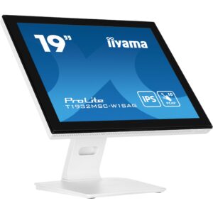 Monitor IIYAMA T1932MSC-W1SAG / 19″ / SXGA / Touch / 5:4 / HDMI + DP + USB / IPS / E bardhë