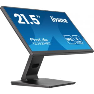 Monitor IIYAMA T2252MSC-B2AG / 21.5″ / FHD / Touch / 16:9 / HDMI + 2×USB + DP / IPS / E zezë