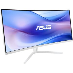Monitor ASUS VU34WCIP-W Eye Care / 34″ / WQHD / 21:9 / HDMI + DP + USB-C / IPS / E bardhë