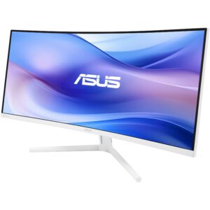 Monitor ASUS VU34WCIP-W Eye Care / 34″ / WQHD / 21:9 / HDMI + DP + USB-C / IPS / E bardhë