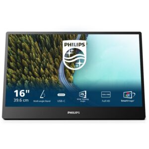 Monitor Philips 16B1P3302 / 15.6" Full HD IPS 75Hz 4ms / USB-C / e zezë