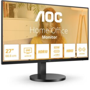 Monitor AOC U27B3CF / 27" 4K Ultra HD 60 Hz 4 ms IPS / HDMI USB-C / e zezë