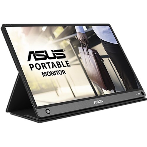 Monitor ASUS ZenScreen MB16AHP / 15.6″ / FHD / 16:9 / HDMI + USB-C / IPS / E zezë / Portativ