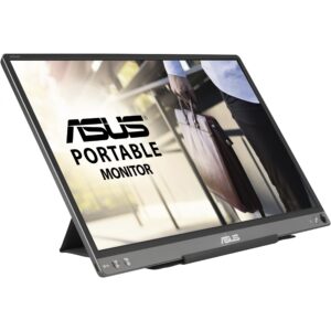 Monitor ASUS ZenScreen MB16ACE / 15.6″ / FHD / 16:9 / USB-C / IPS / E zezë / Portativ
