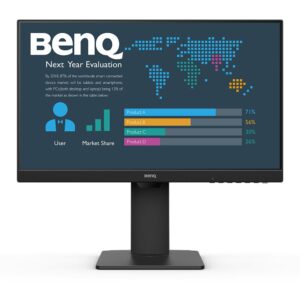 Monitor BenQ BL2486TC / 23.8″ / FHD / 16:9 / HDMI + USB-C + DP / IPS / E zezë / Lift + Pivot