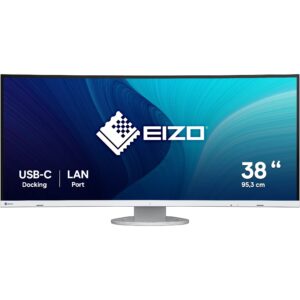 Monitor i lakuar EIZO EV3895-WT / 37.5" 4K UltraWide Quad HD+ 60 Hz 5 ms IPS Curved / HDMI DP USB-C / e bardhë
