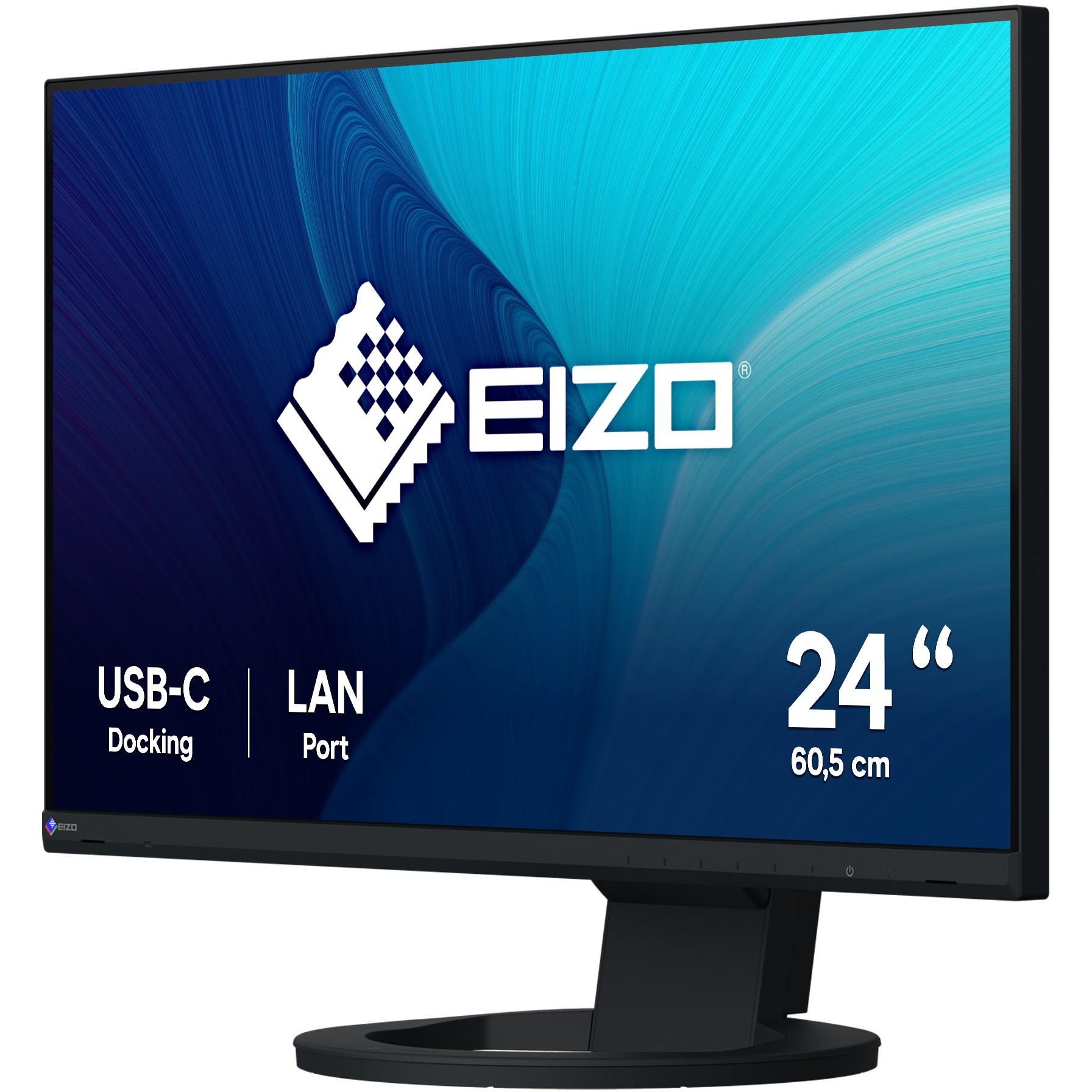 Monitor EIZO FlexScan EV2490-BK / 23.8″ / FHD / IPS / 16:9 / 60Hz / HDMI + DP + USB-C / Hub USB / E zezë - Figura 2