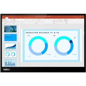 Monitor Lenovo ThinkVision M14d / 14″ / 2.2K  / IPS / 16:10 / 60Hz / USB-C (2×) / Portativ / E zezë