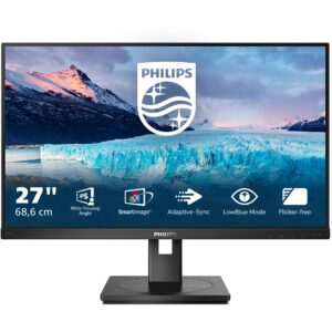 Monitor Philips 272S1M / 27″ / FHD / IPS / 16:9 / 75Hz / DVI + HDMI + DP + USB Hub / E zezë
