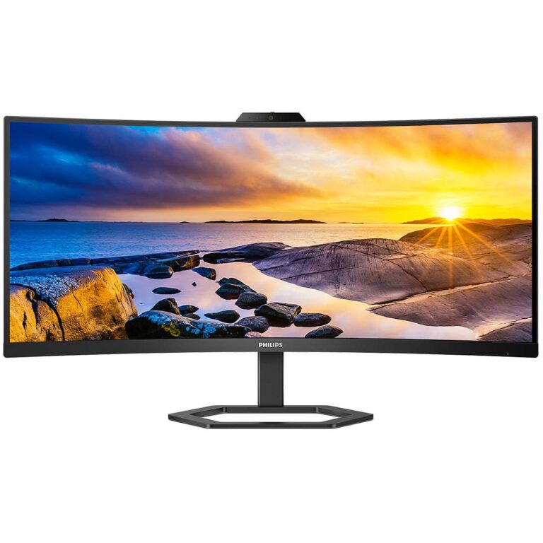 Monitor i lakuar Philips 34E1C5600HE / 34" 4K Ultra HD 100 Hz 4 ms VA Curved / HDMI DP USB-C / e zezë