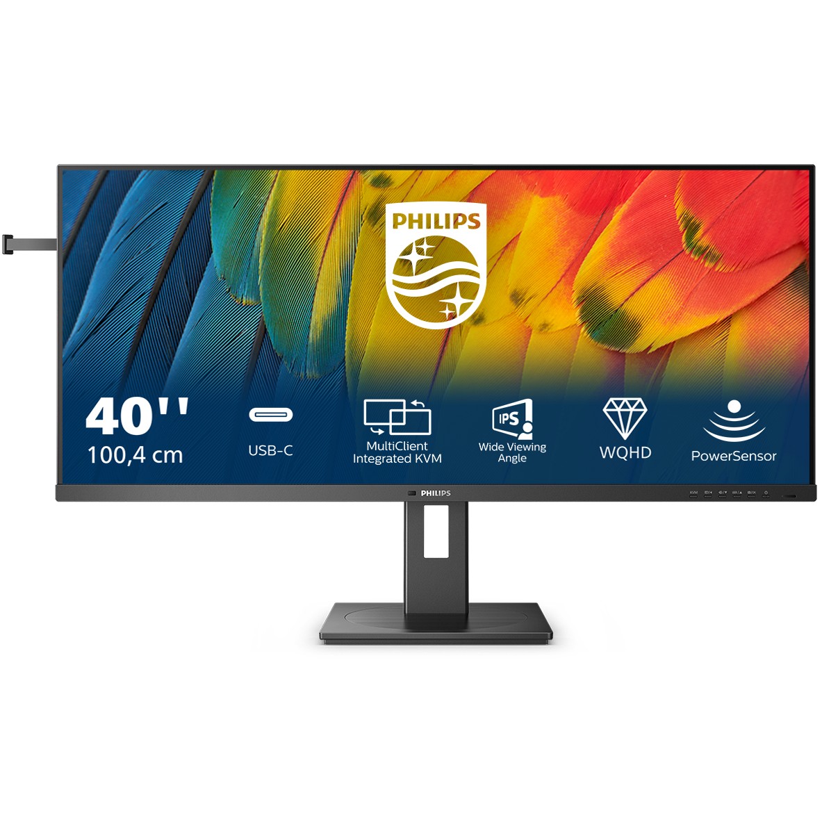 Monitor Philips 40B1U5600 / 39.5″ / UWQHD / VA / 21:9 / 120Hz / 2× HDMI + DP + USB-C / E zezë - Figura 3