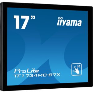 Monitor iiyama ProLite TF1734MC-B7X / 17″ / SXGA / IPS Touch / 5:4 / 60Hz / HDMI + DP / E zezë