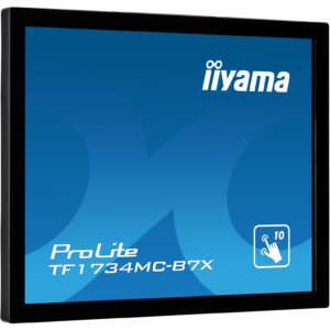 Monitor iiyama ProLite TF1734MC-B7X / 17″ / SXGA / IPS Touch / 5:4 / 60Hz / HDMI + DP / E zezë