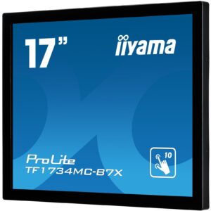 Monitor iiyama ProLite TF1734MC-B7X / 17″ / SXGA / IPS Touch / 5:4 / 60Hz / HDMI + DP / E zezë