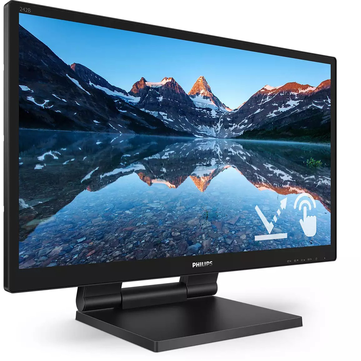 Monitor Philips 242B9TL / 23.8″ / FHD / IPS Touch / 16:9 / 75Hz / HDMI + DP + DVI + USB / E zezë - Figura 4