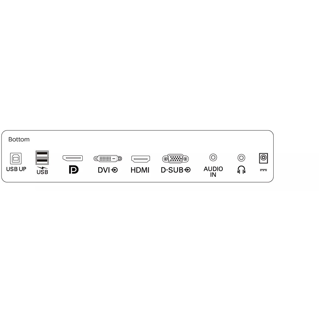 Monitor Philips 242B9T / 23.8″ / FHD / IPS Touch / 16:9 / 75Hz / HDMI + DP + DVI + USB / E zezë - Figura 3